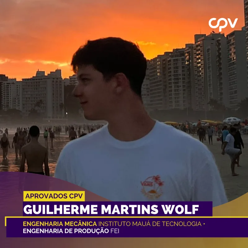 Guilherme Martins — Engenharia Mecânica Inst. Mauá de Tecnologia • Engenharia de Produção FEI